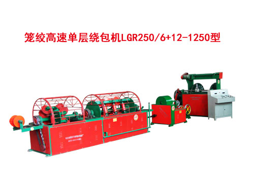 籠絞高速單層繞包機LGR250/6+12-1250型