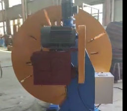 電纜活盤收卷機(jī)HP1600型試機(jī)現(xiàn)場(chǎng)